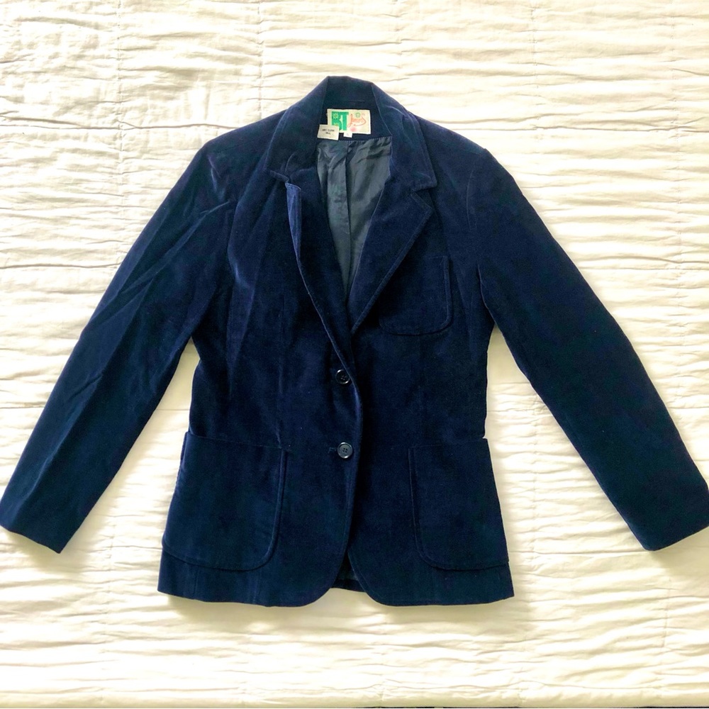 Blue Velvet Blazer